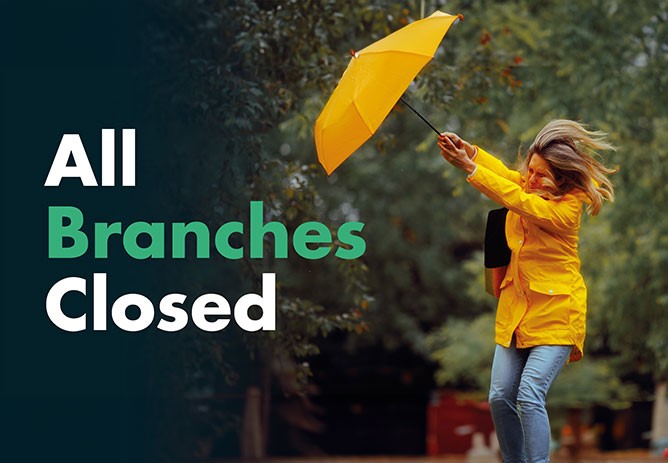 All Branches Closed